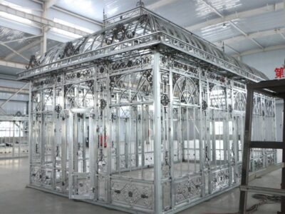 hot dip-galvanizing Steel greenhouse
